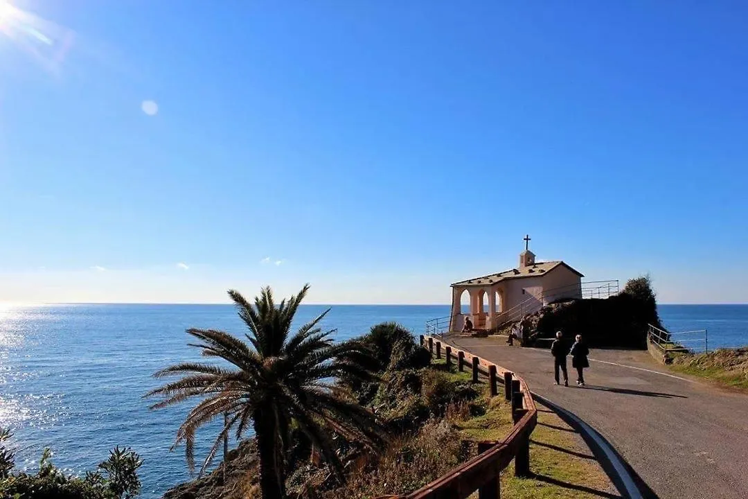 Villa Rosa Con Splendida Vista Mare Bonassola
